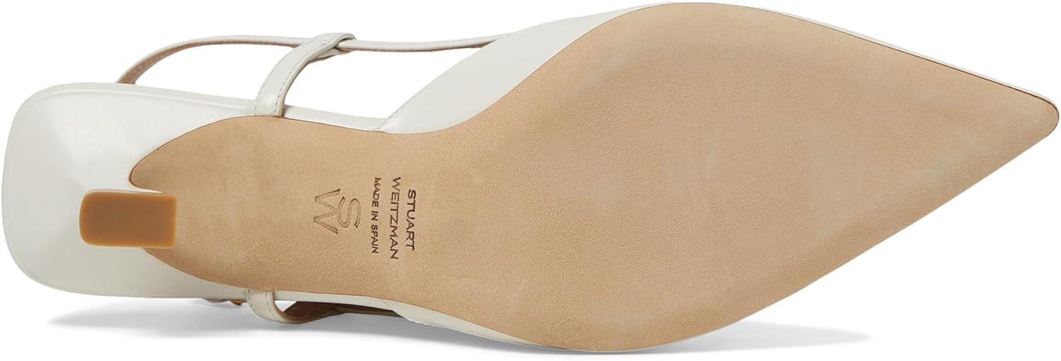 image:imageStuart Weitzman Womens Vinnie Slingback Pumps 50mmCream