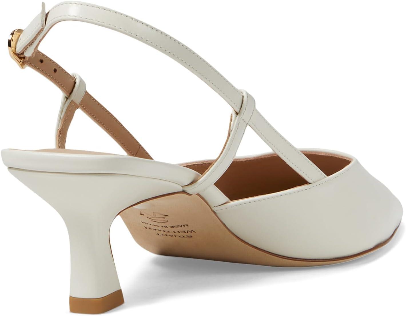 image:imageStuart Weitzman Womens Vinnie Slingback Pumps 50mmCream