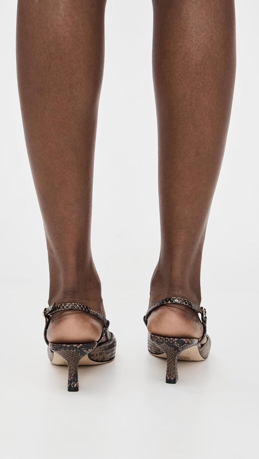 image:imageStuart Weitzman Womens Vinnie Slingback Pumps 50mmEspresso