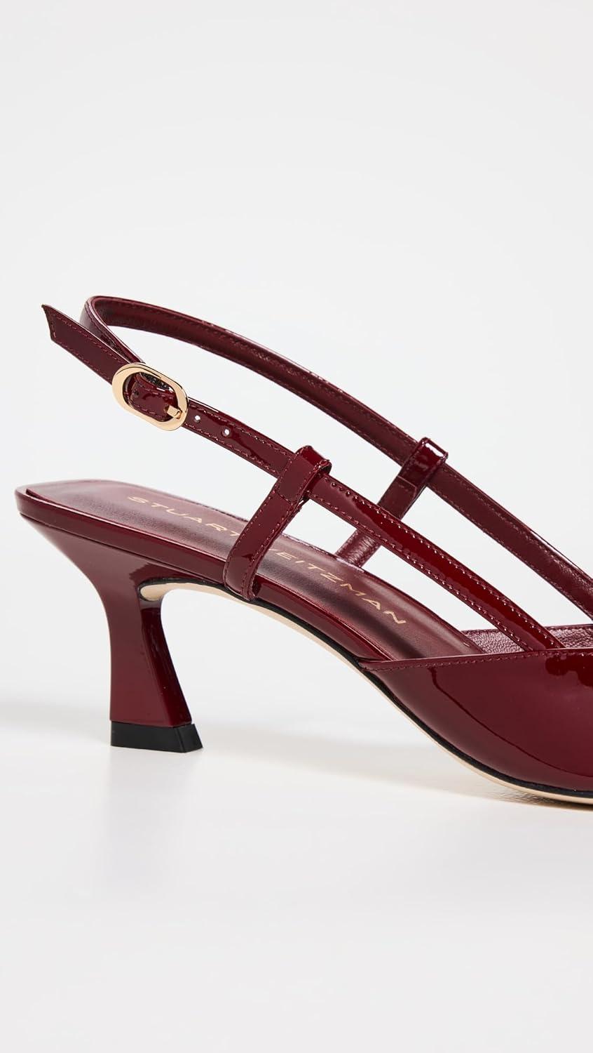 image:imageStuart Weitzman Womens Vinnie Slingback Pumps 50mmRosewood