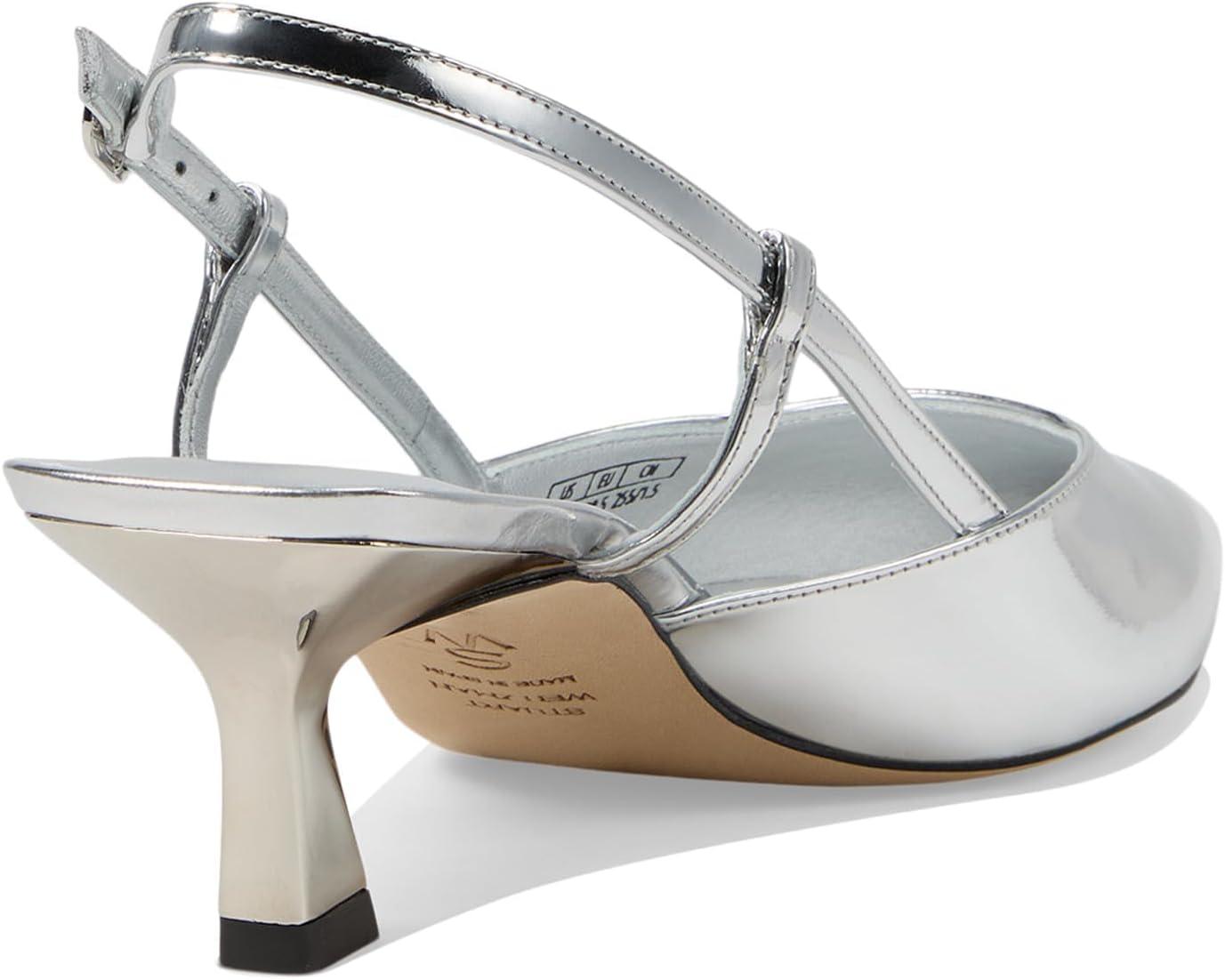 image:imageStuart Weitzman Womens Vinnie Slingback Pumps 50mmSilver