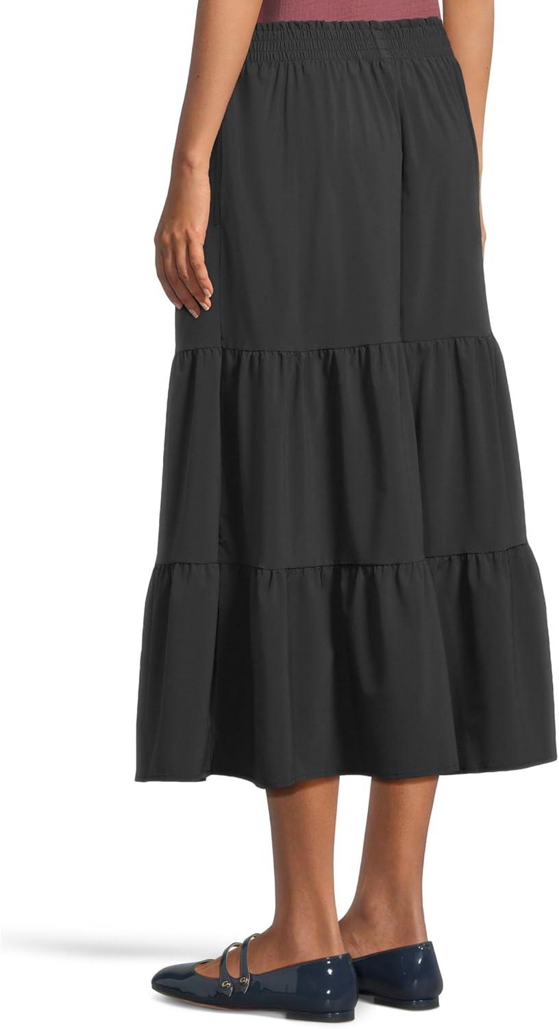 image:imageToadampCo Womens Sunkissed Tiered Midi SkirtBlack