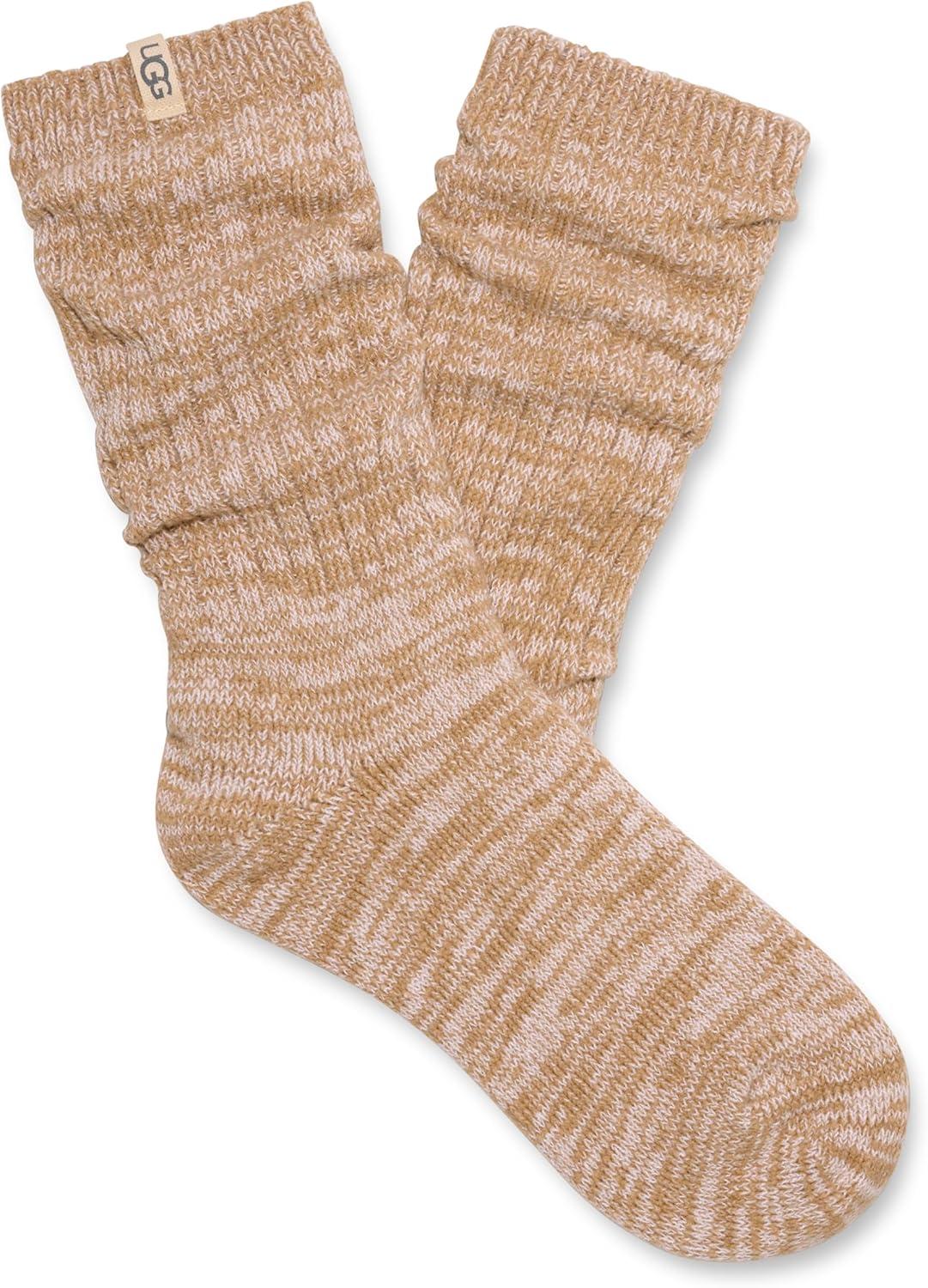 image:imageUGG Womens Rib Knit Slouchy Crew SockSand