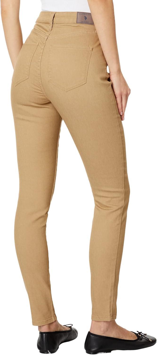 image:imageUS POLO ASSN USPA HighRise Super Skinny Jeans in Khaki Khaki 9 29