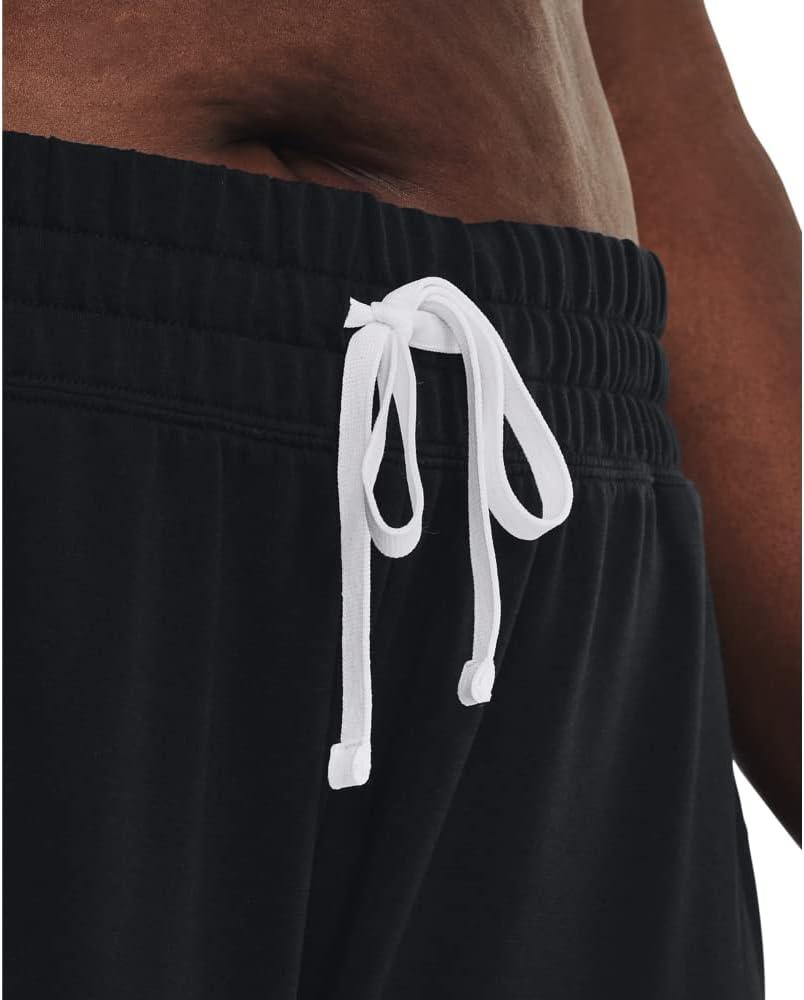 image:imageUnder Armour Womens Rival Terry Shorts001 Black White