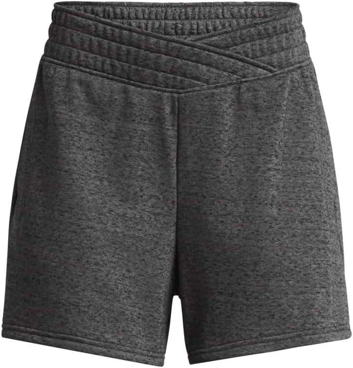 image:imageUnder Armour Womens Rival Terry Shorts025 Castlerock Full Heather White