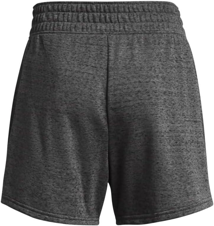 image:imageUnder Armour Womens Rival Terry Shorts025 Castlerock Full Heather White