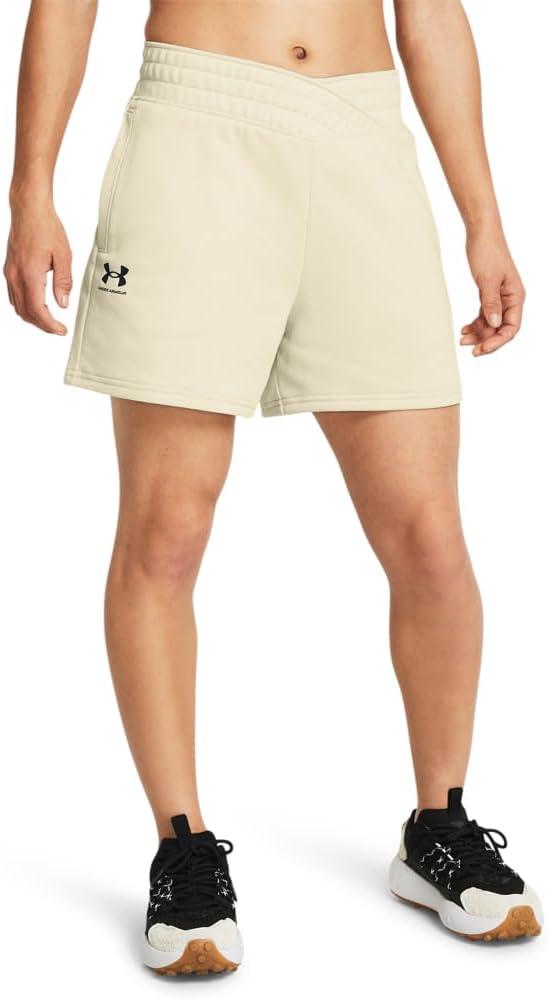 image:imageUnder Armour Womens Rival Terry Shorts273 Silt Black