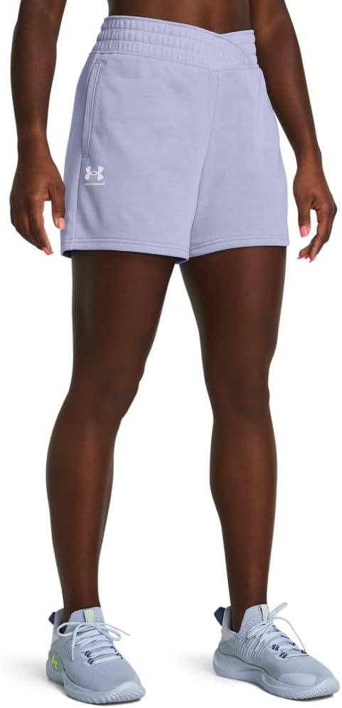 image:imageUnder Armour Womens Rival Terry Shorts539 Celeste White