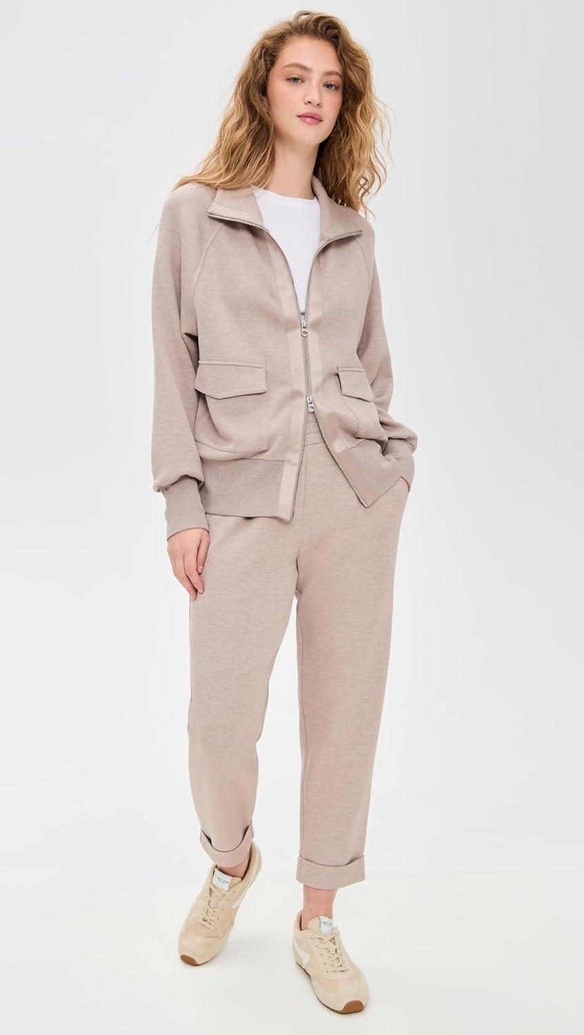 image:imageVarley Womens The Rolled Cuff Pants 25Taupe Marl