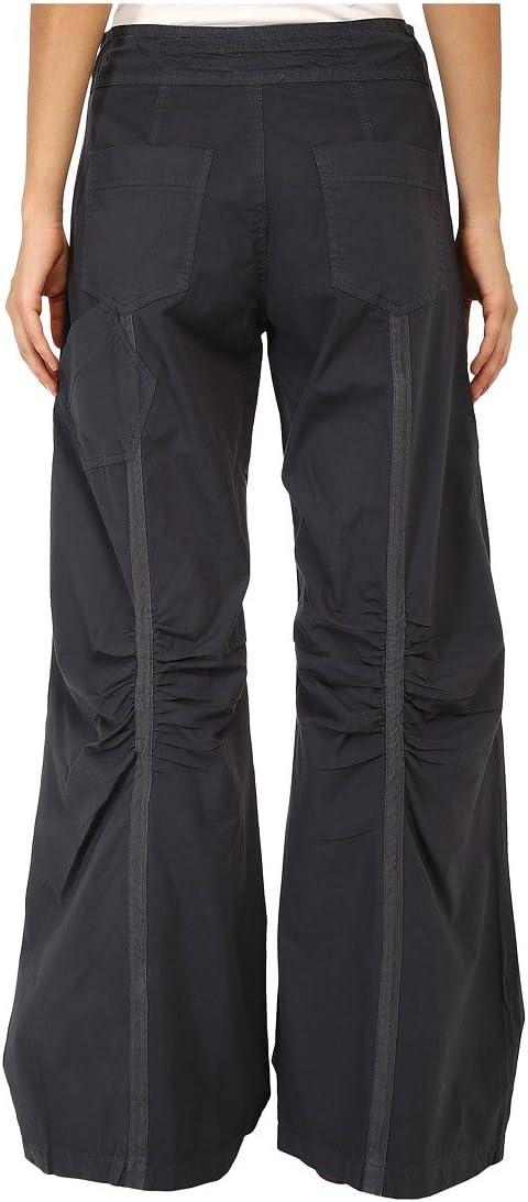 image:imageXCVI Womens Willow Wide Leg Stretch Poplin PantsCharcoal