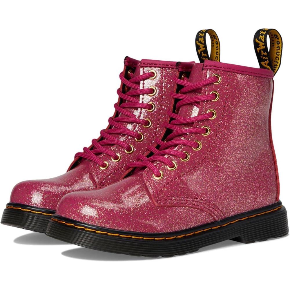 image:imageDr Martens Womens Maple Zip Steel Toe Light Industry BootsFuchsiaSilverGold Glitter
