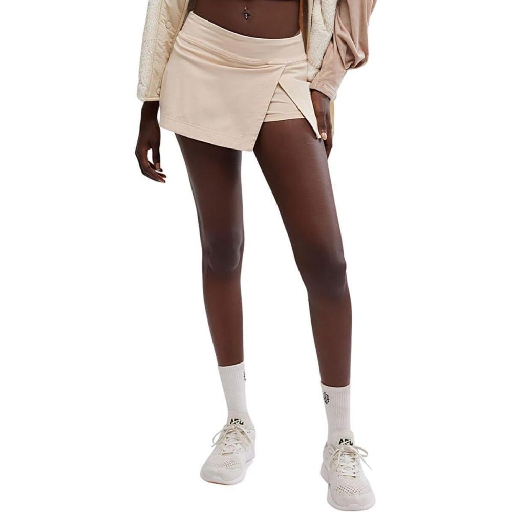 image:imageFree People Womens Hot Shot Mini SkortCappucino