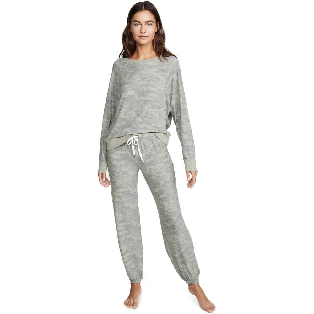 image:imageHoneydew Intimates womens Star Seeker Brushed Jersey Lounge SetCamo