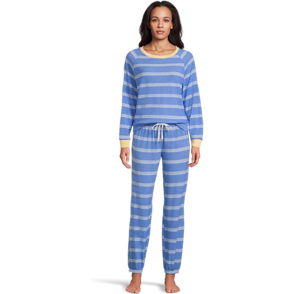 image:imageHoneydew Intimates womens Star Seeker Brushed Jersey Lounge SetOrion Stripe