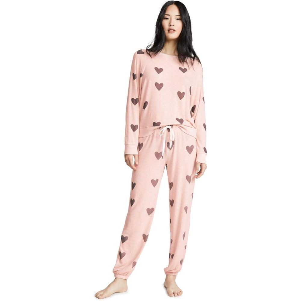 image:imageHoneydew Intimates womens Star Seeker Brushed Jersey Lounge SetPinkBrown