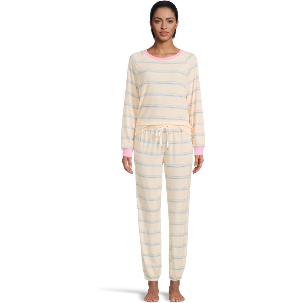 image:imageHoneydew Intimates womens Star Seeker Brushed Jersey Lounge SetRenewal Stripe