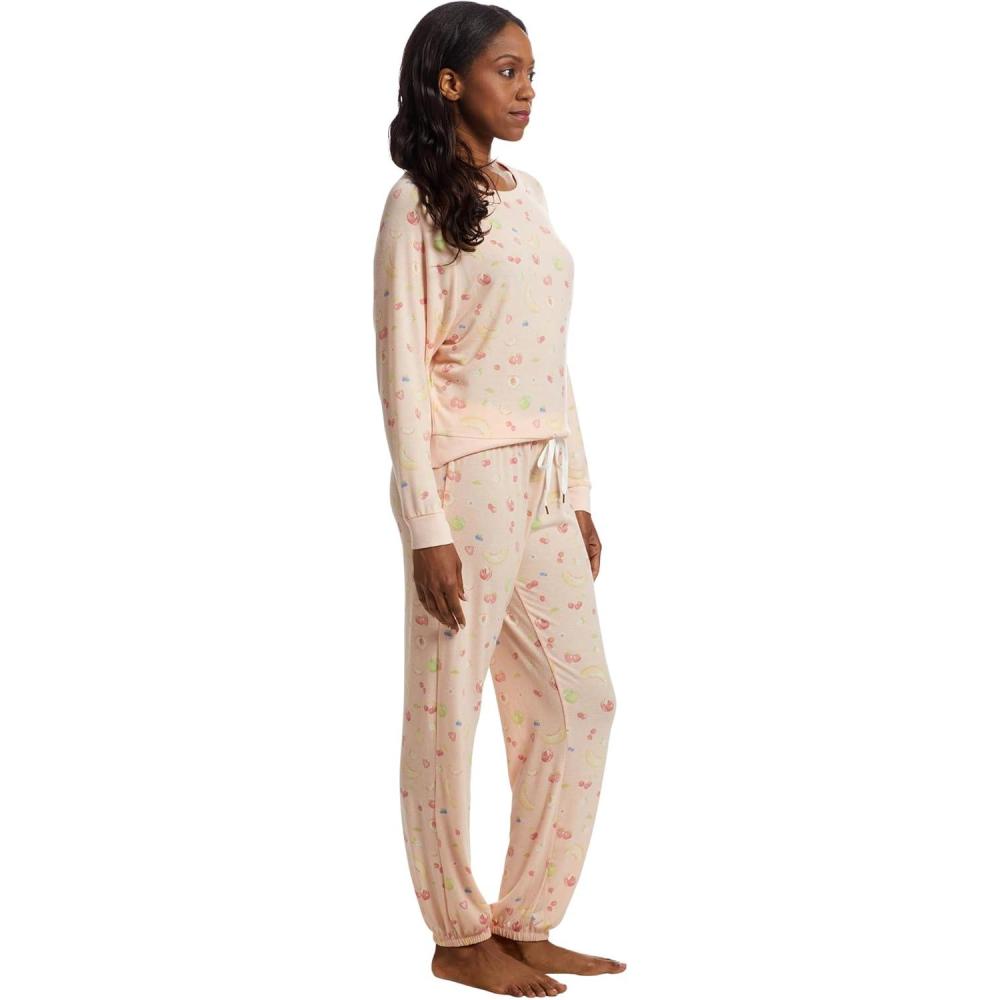 image:imageHoneydew Intimates womens Star Seeker Brushed Jersey Lounge SetSunkissed Fruit
