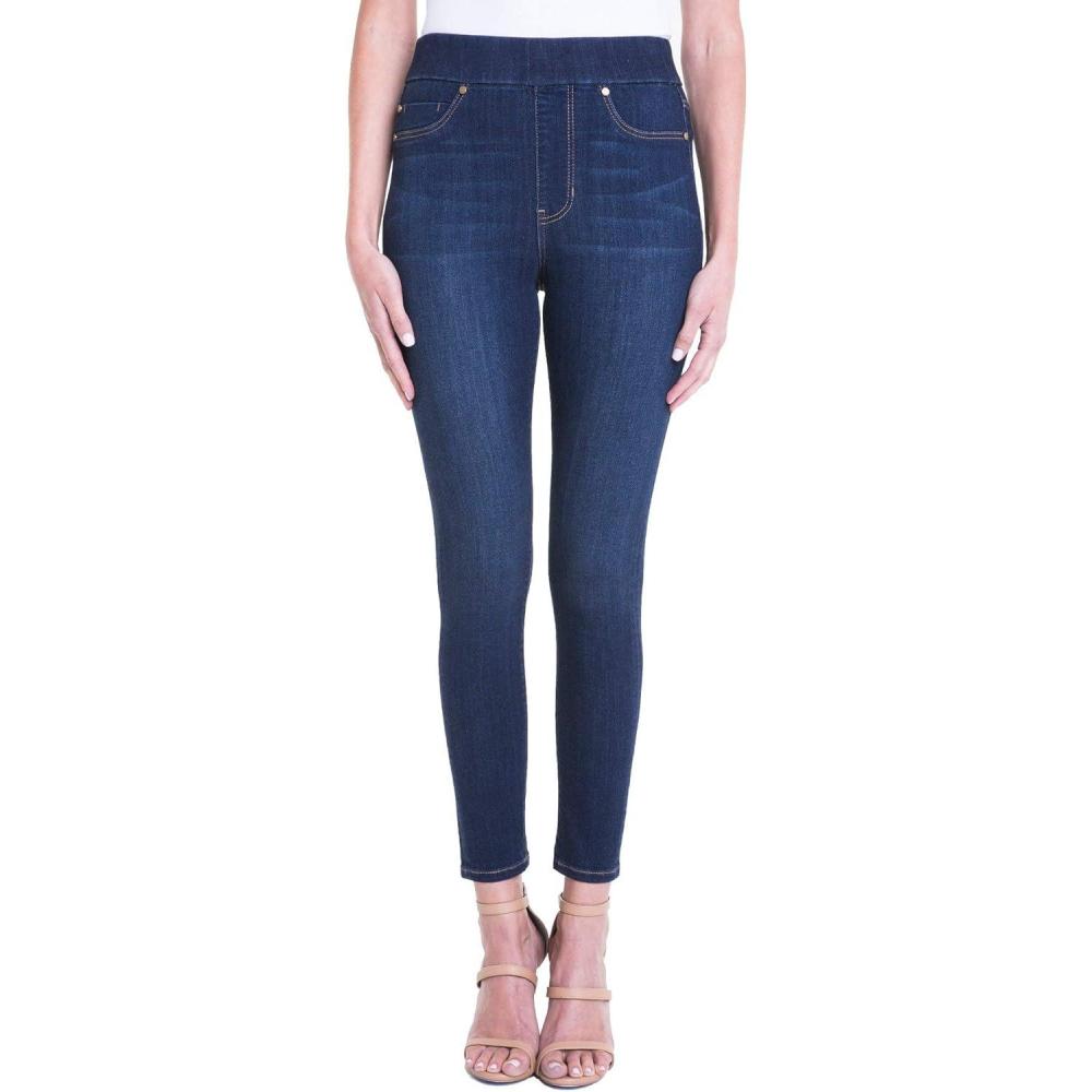 image:imageLiverpool Farrah HighWaist PullOn Ankle in Silky Soft Denim in Coronado MidGriffith Super Dark