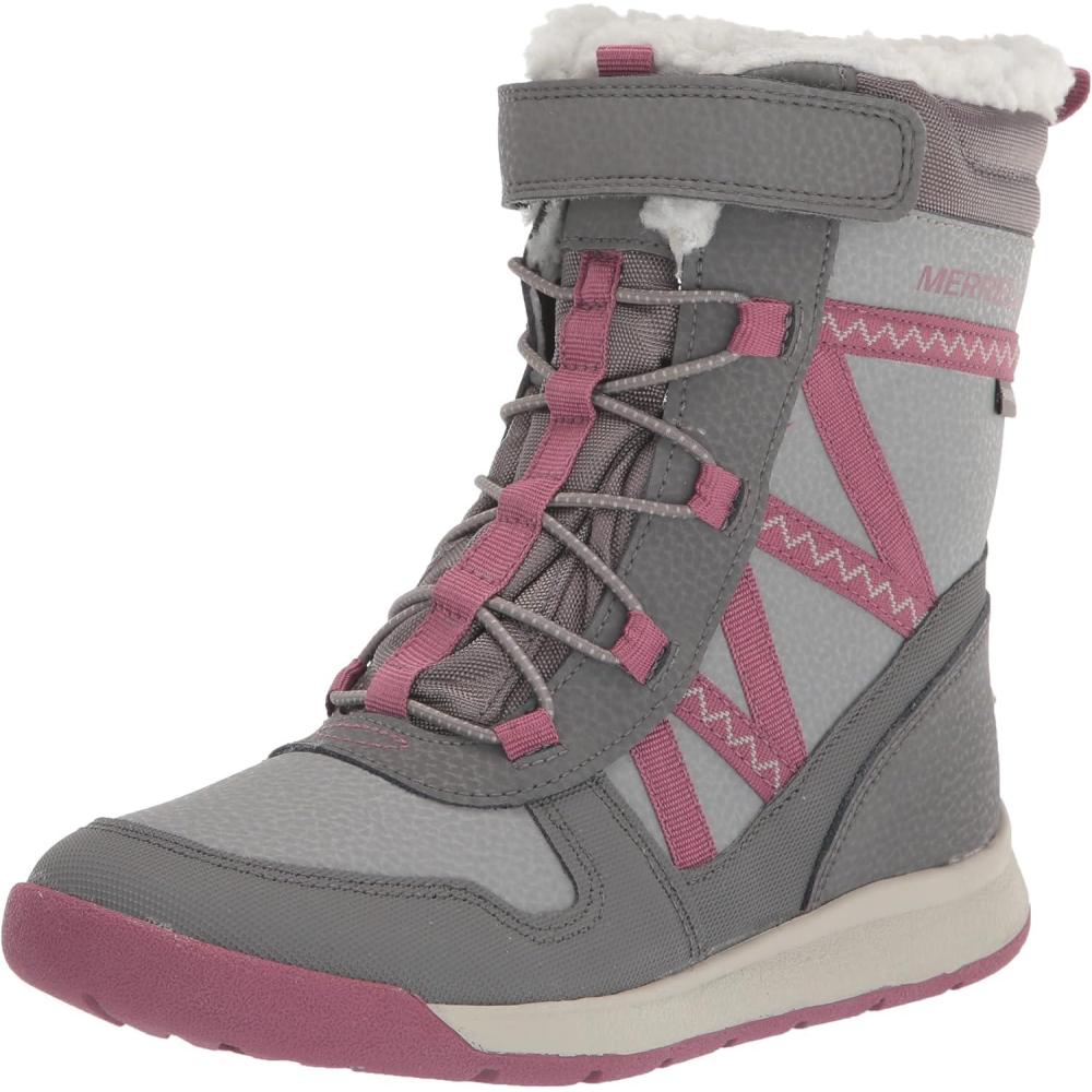 image:imageMerrell UnisexChild Snow Crush 20 WaterproofGreyBerry