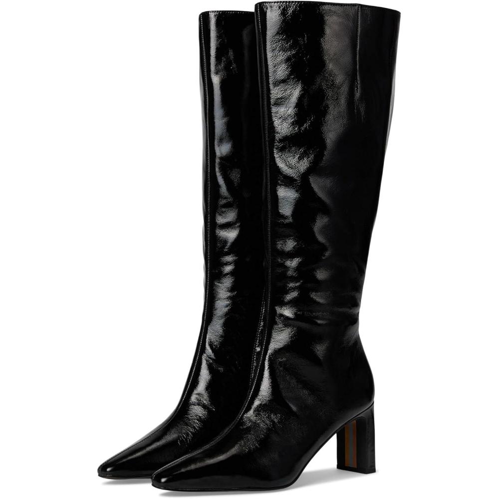 image:imageSam Edelman Womens Sylvia BootsBlack Patent Wide Calf