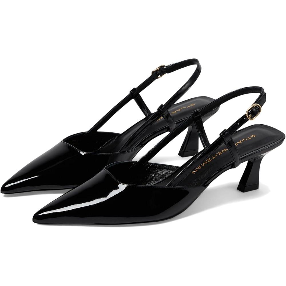 image:imageStuart Weitzman Womens Vinnie Slingback Pumps 50mmBlack