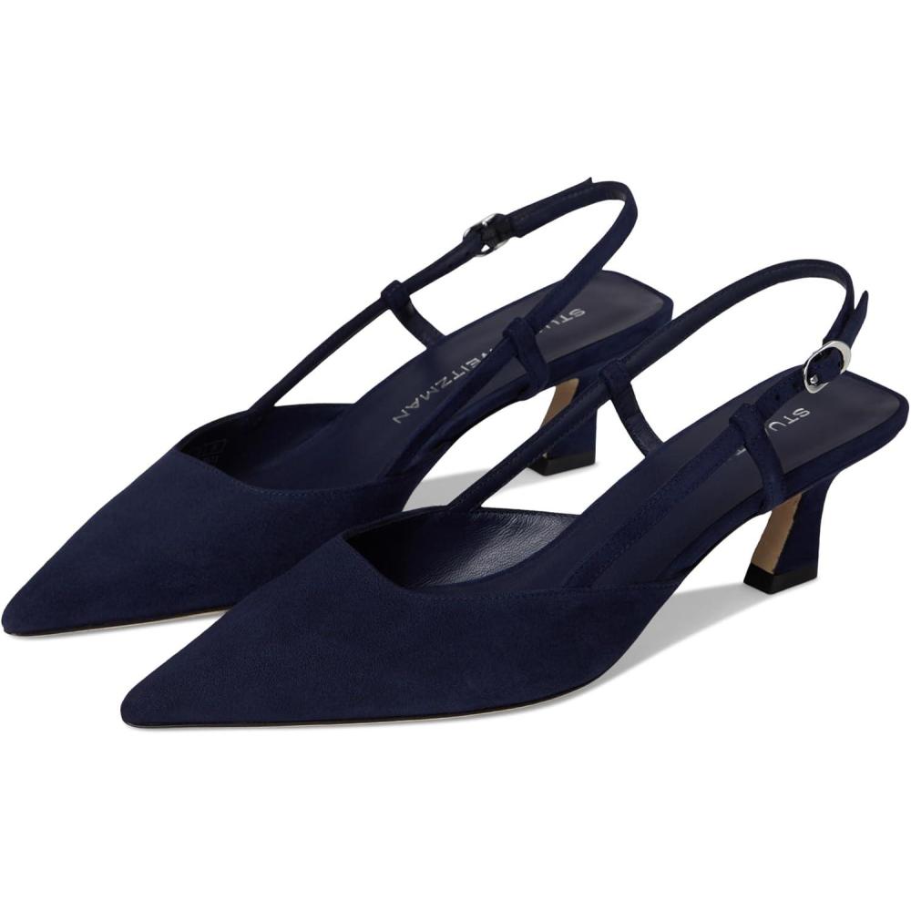 image:imageStuart Weitzman Womens Vinnie Slingback Pumps 50mmNice Blue
