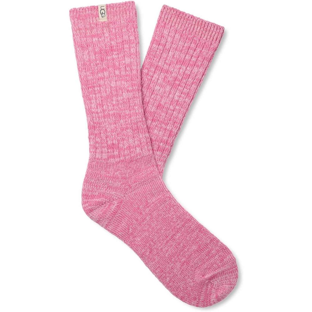 image:imageUGG Womens Rib Knit Slouchy Crew SockWoodviolet