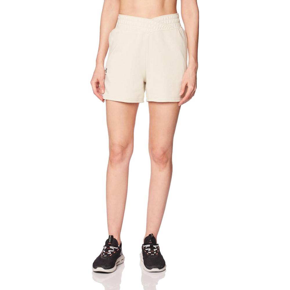 image:imageUnder Armour Womens Rival Terry Shorts273 Silt Black