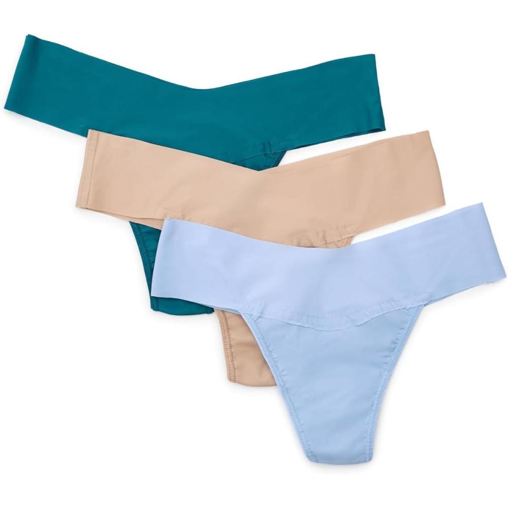 image:imagehanky panky womens Breathe Natural Thong 3packMulti