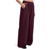Beyond Yoga Women’s Easy Wide Leg 31″ Pant(Black Cherry)