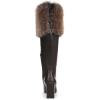 Sam Edelman Women’s Sylvia Boots(Chocolate Brown/Brown Multi Wide Calf)