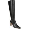Sam Edelman Women’s Sylvia Boots(Black Leather Extra Wide Calf)