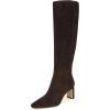 Sam Edelman Women’s Sylvia Boots(Chocolate Brown Extra Wide Calf)