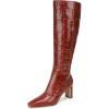 New Cognac Wide Calf