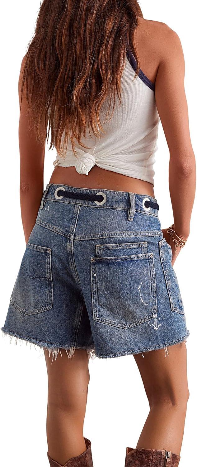 image:imageFree People Womens Moxie ShortsTimeless Blue