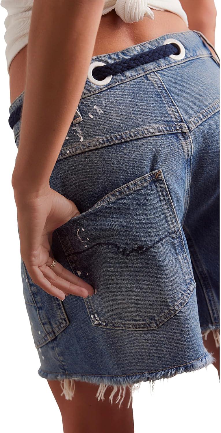 image:imageFree People Womens Moxie ShortsTimeless Blue