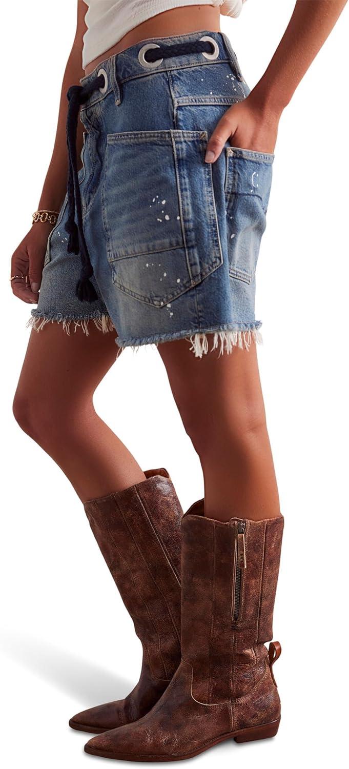 image:imageFree People Womens Moxie ShortsTimeless Blue