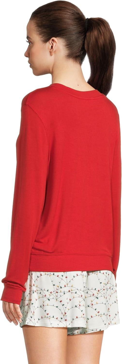 image:imageHoneydew Intimates womens Sugar Sweetheart Long Sleeve Shortie SetHoliday Lights