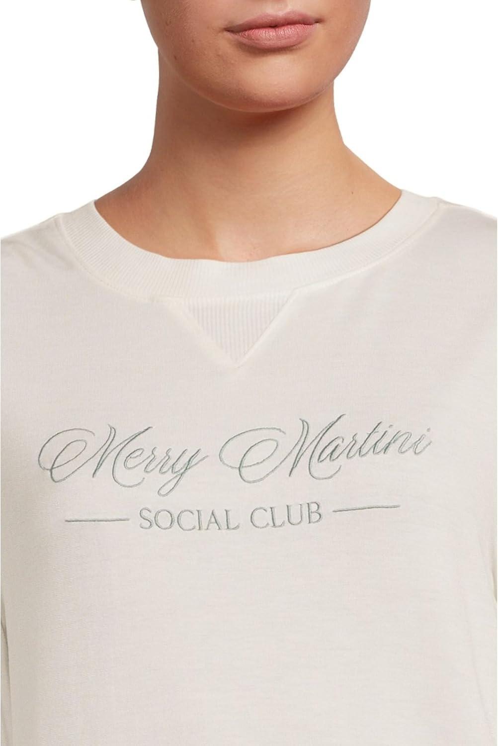 image:imageHoneydew Intimates womens Sugar Sweetheart Long Sleeve Shortie SetIvory Martinis