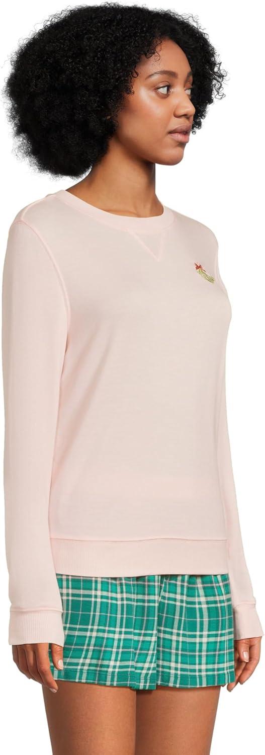 image:imageHoneydew Intimates womens Sugar Sweetheart Long Sleeve Shortie SetMistletoe Plaid