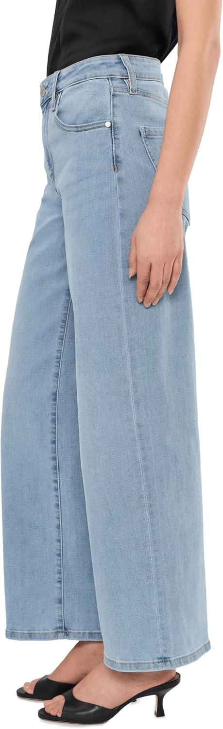 image:imageLiverpool Womens Stride MidRise Wide Leg JeansEscalante