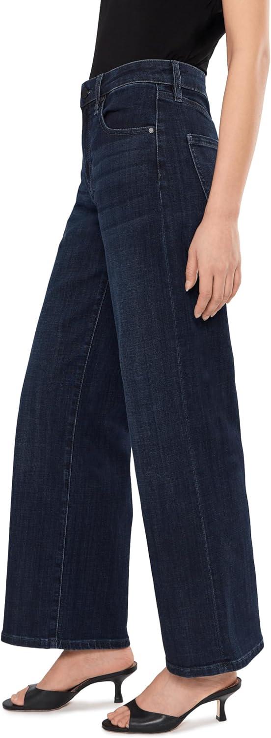 image:imageLiverpool Womens Stride MidRise Wide Leg JeansPark City