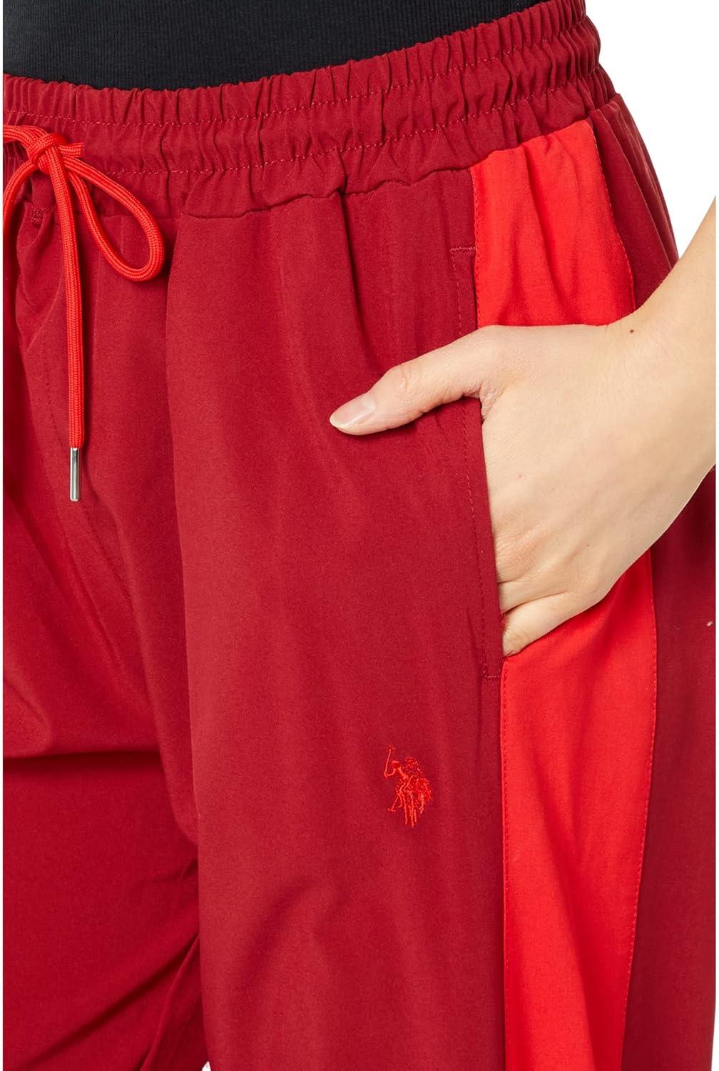 image:imageUS POLO ASSN Side Tape Joggers ParfaitUniversity Red