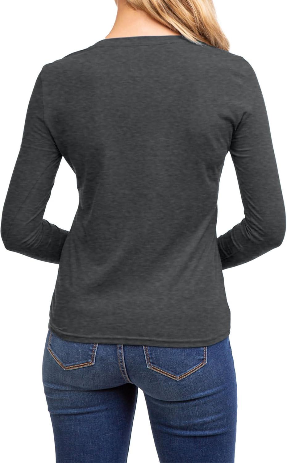 image:imageUS POLO ASSN USPA Long Sleeve VNeck TeeDark Heather Grey