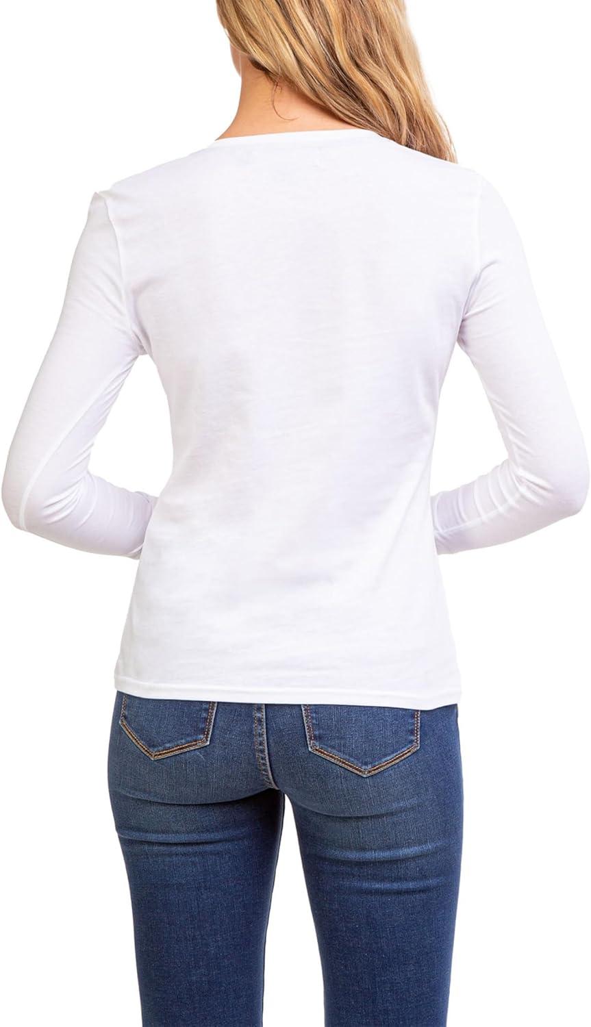image:imageUS POLO ASSN USPA Long Sleeve VNeck TeeWhite