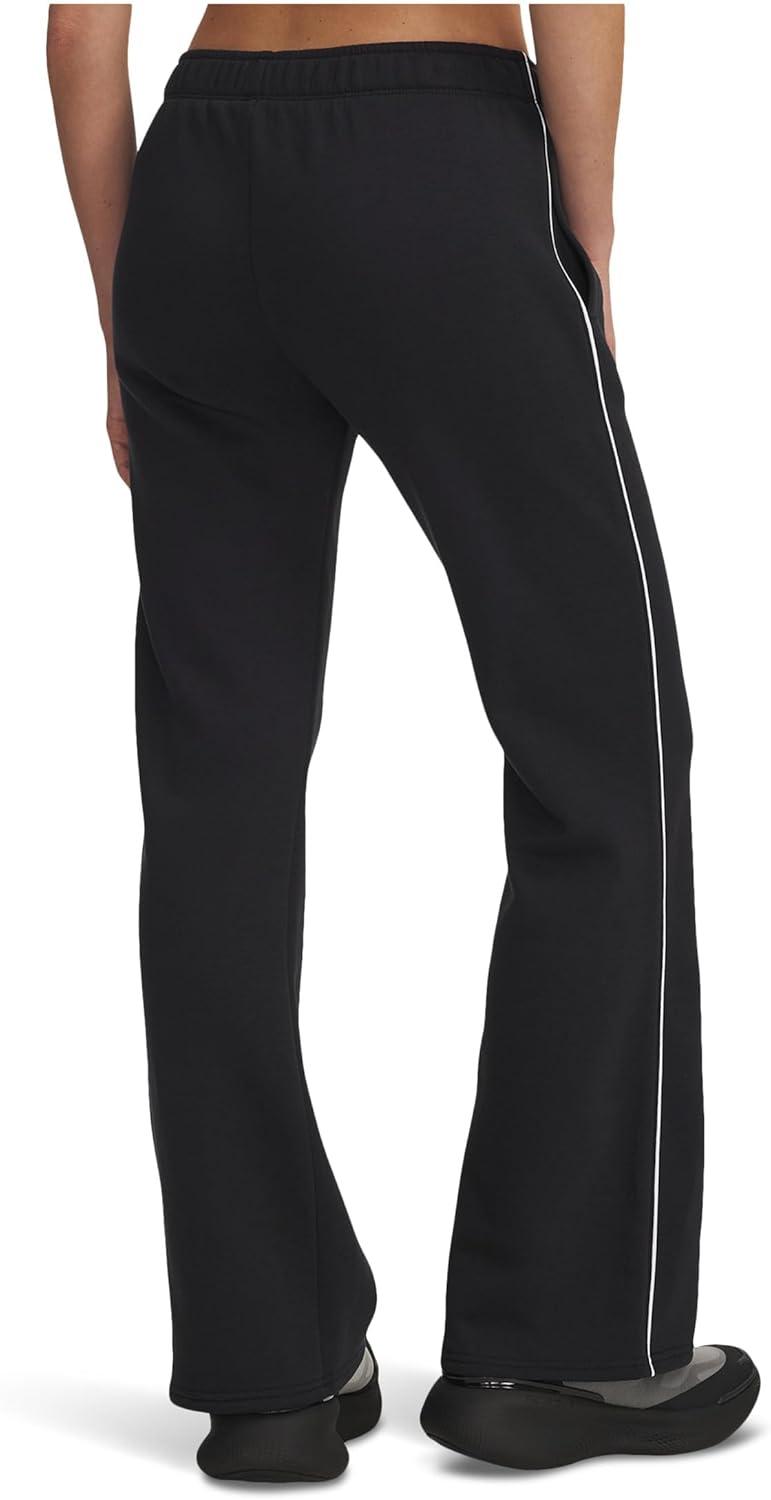 image:imageUnder Armour Womens Rival Fleece Piped PantsBlackWhite