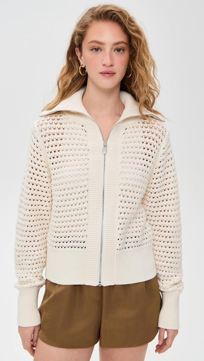 image:imageVarley Womens Eloise Full Zip Knit CardiganEgret