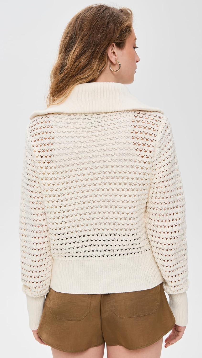 image:imageVarley Womens Eloise Full Zip Knit CardiganEgret