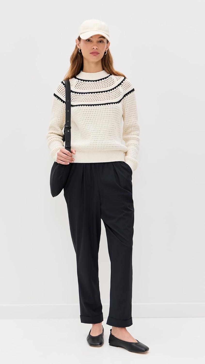 image:imageVarley Womens Padbury Pointelle Knit SweaterEgret
